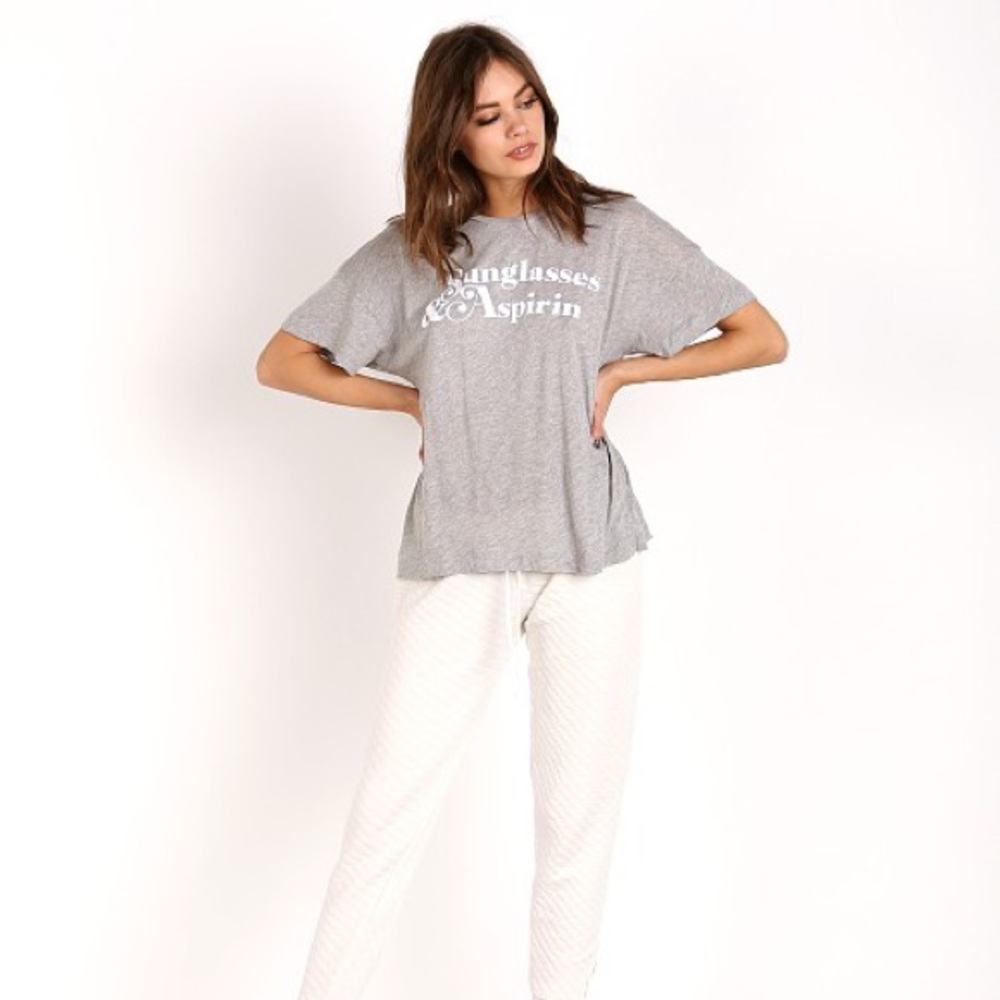 Wildfox Sunglasses and Aspirin Graphic Tee Sz S